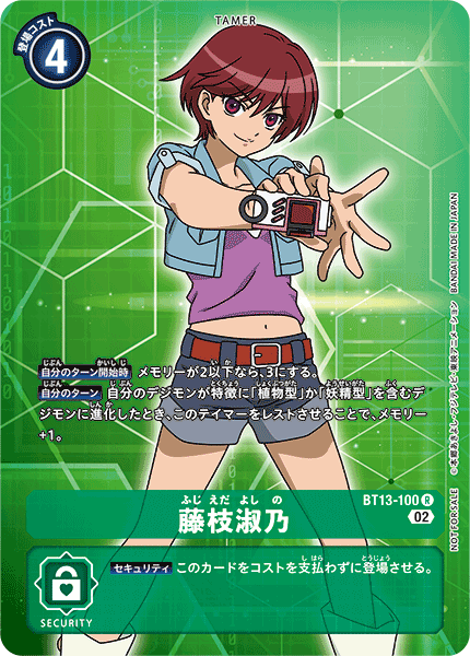 BT13-100 藤枝淑乃 R