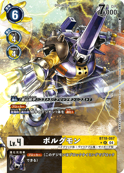 BT18-067 ボルグモン R