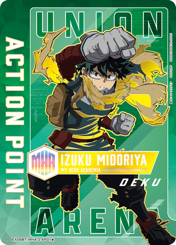 EX06BT/MHA-2-AP01★_p1 アクションポイントカード(僕のヒーローアカデミア) AP - トレカの万国