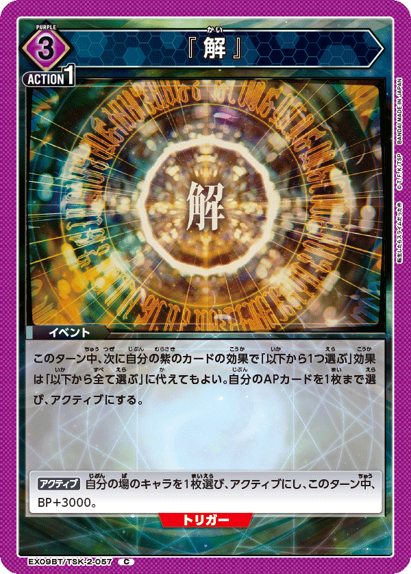 EX09BT/TSK-2-057 『解』 C