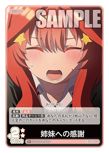 GYC-BP4-060 姉妹への感謝 C+