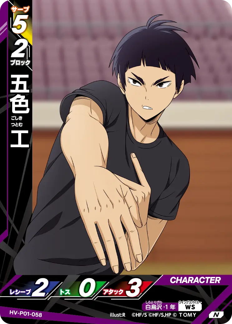 HV-P01-058 五色 工 N