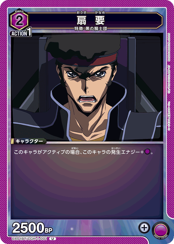 UA01BT/CGH-1-001 扇 要 U