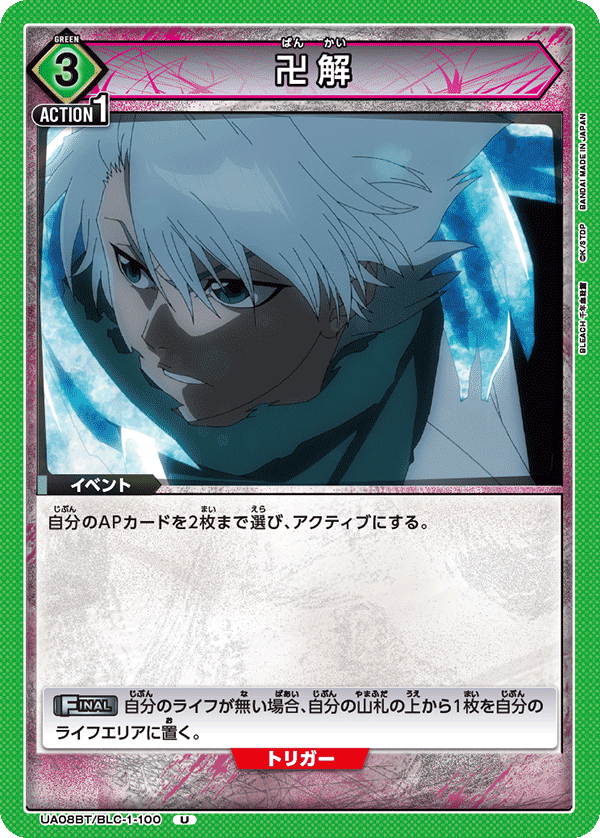 UA08BT/BLC-1-100 卍解 U