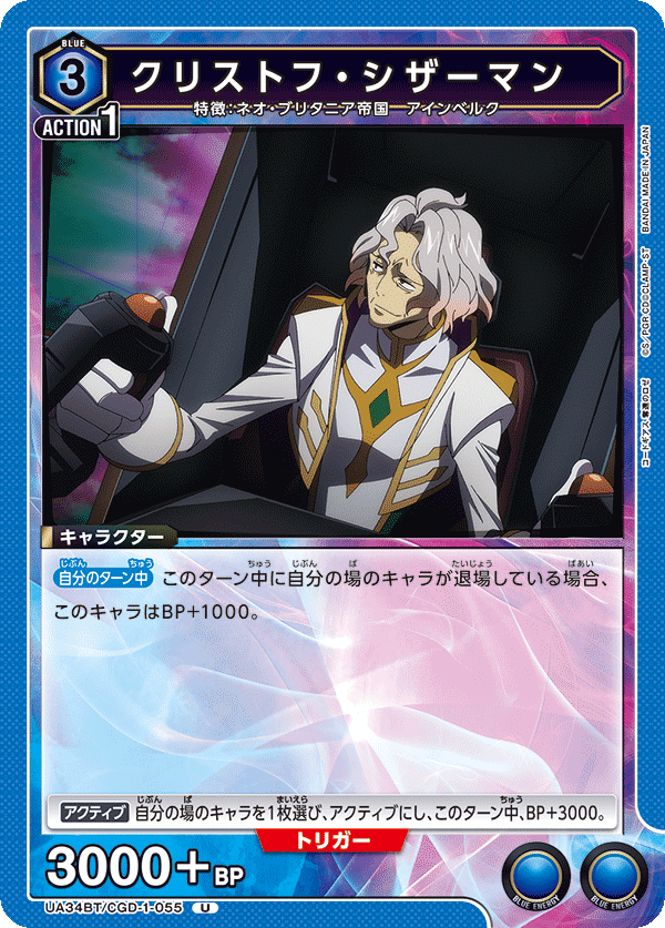 UA34BT/CGD-1-055 クリストフ・シザーマン U - トレカの万国