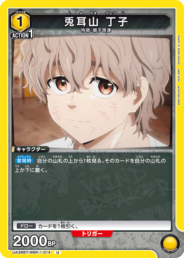 UA38BT/WBK-1-014 兎耳山 丁子 U