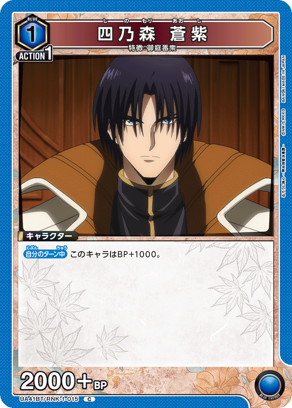 UA41BT/RNK-1-015 Shinomori Aoshi C