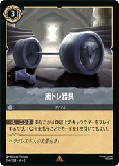 （ホイル）筋トレ器具《レア》[204/204 JA-2]
