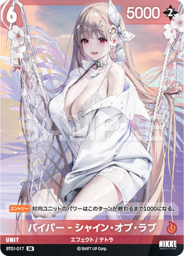 BT01-017 Viper - Shine of Love SR