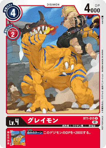BT1-015 Greymon U