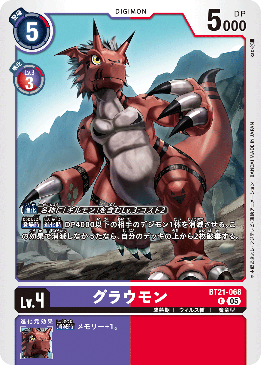 BT21-068 Growmon C