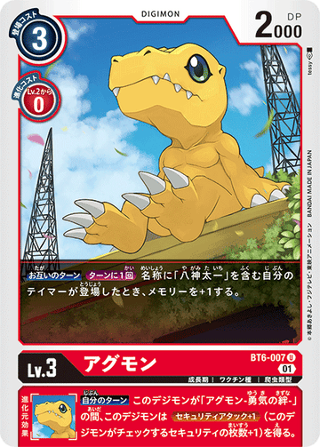 BT6-007 Agumon U