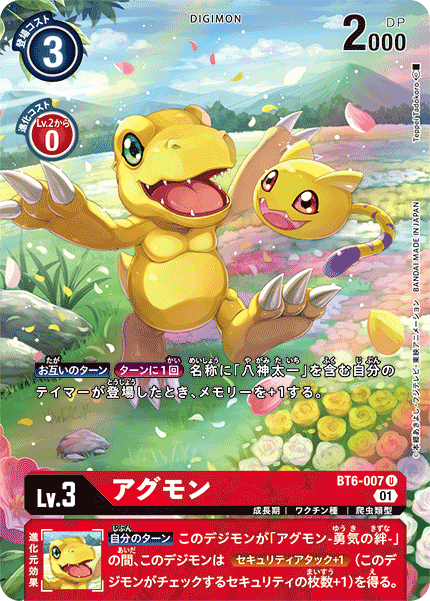 BT6-007 アグモン U★