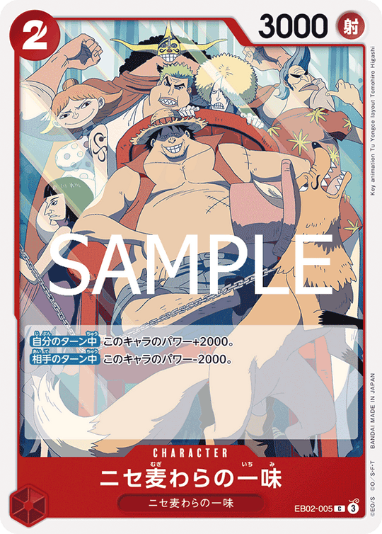 EB02-005 Fake Straw Hat Crew C