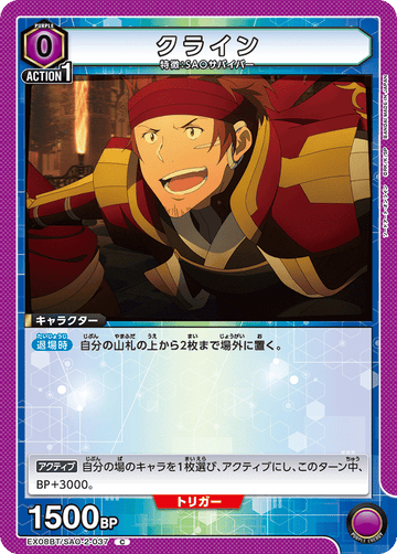 EX08BT/SAO-2-037 クライン C