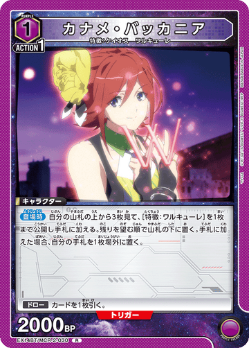 EX14BT/MCR-2-030 カナメ・バッカニア R