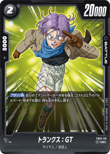 FB03-118 Trunks: GT UC