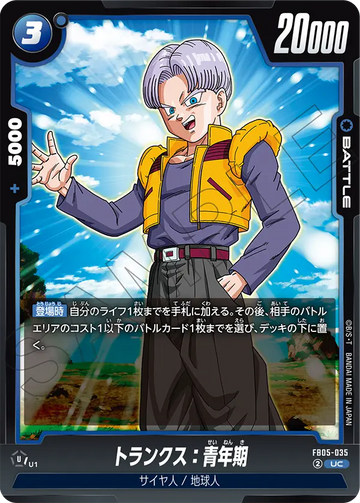 FB05-035 Trunks: Youth UC