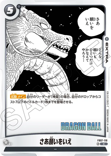 FB07-118 さあ願いをいえ C