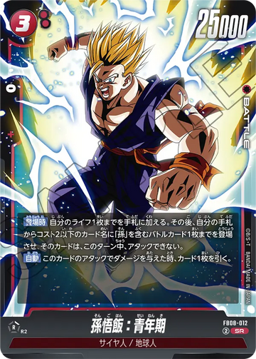 FB08-012 孫悟飯：青年期 SR