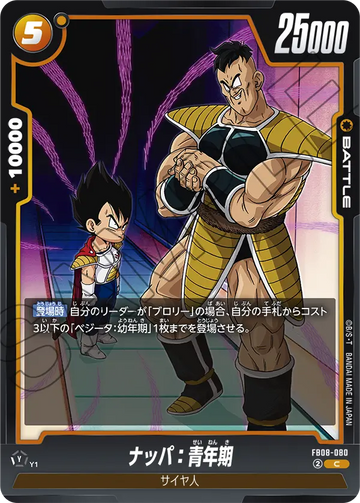 FB08-080 ナッパ：青年期 C