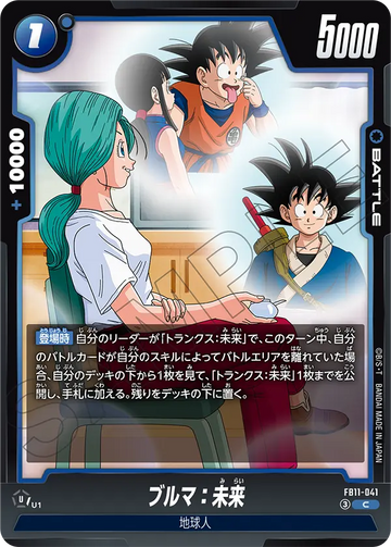 FB11-041 ブルマ：未来 C