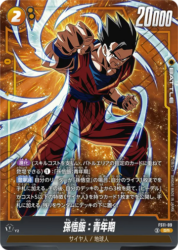 FS11-09 Son Gohan: Adolescence SR