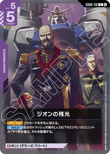 GD06-116 ジオンの残光 C