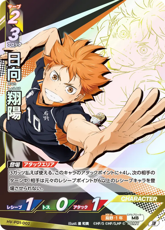 HV-P01-002 日向 翔陽 頂