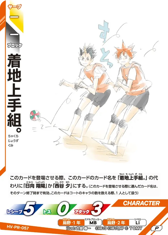 HV-PR-057 着地上手組。 P