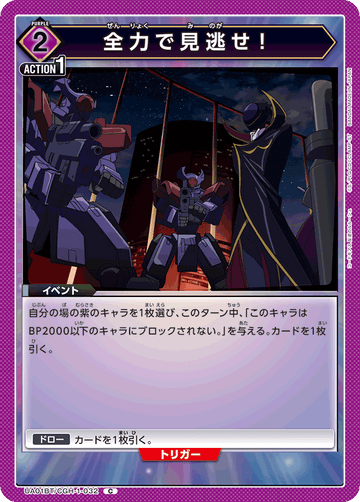 UA01BT/CGH-1-032 全力で見逃せ！ C