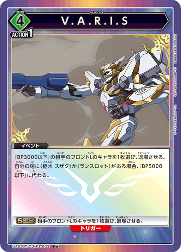 UA01BT/CGH-1-063 V.A.R.I.S R★