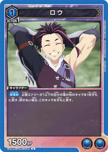 UA06BT/TOA-1-024 ロウ U