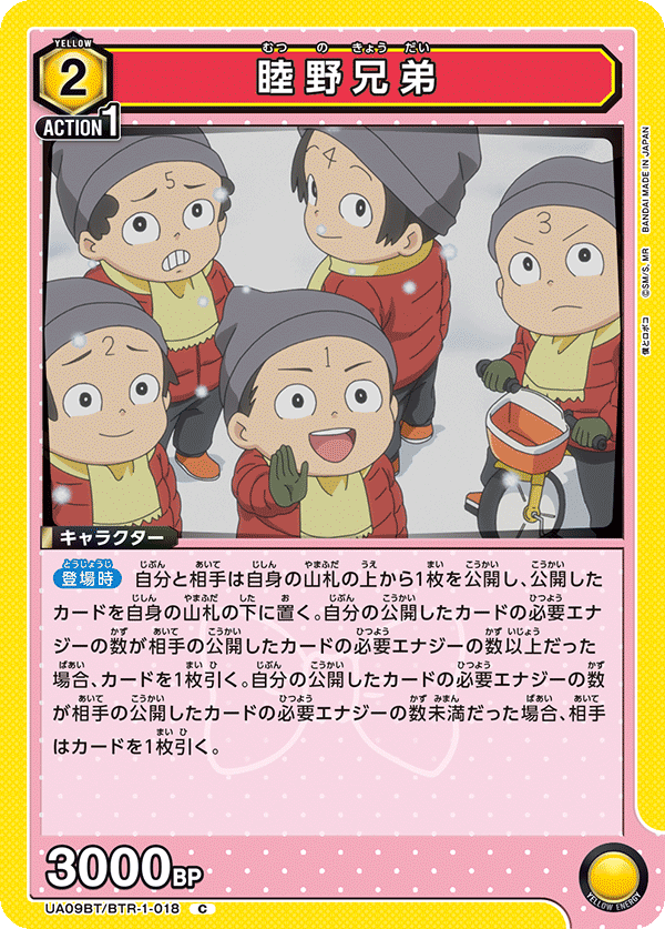 UA09BT/BTR-1-018 Mutsumi Brothers C