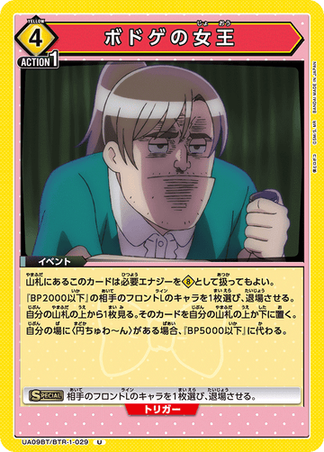 UA09BT/BTR-1-029 ボドゲの女王 U