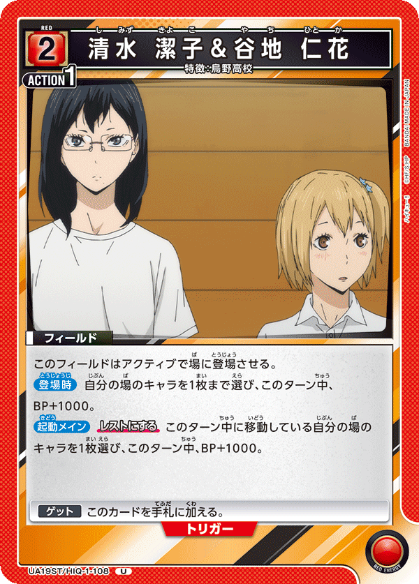 UA19ST/HIQ-1-108 清水 潔子＆谷地 仁花 U