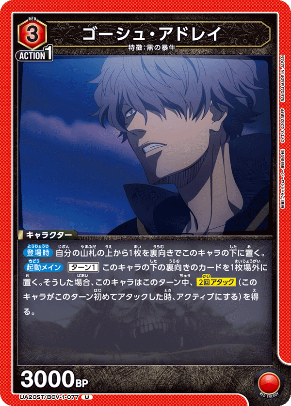 UA20ST/BCV-1-077 ゴーシュ・アドレイ U