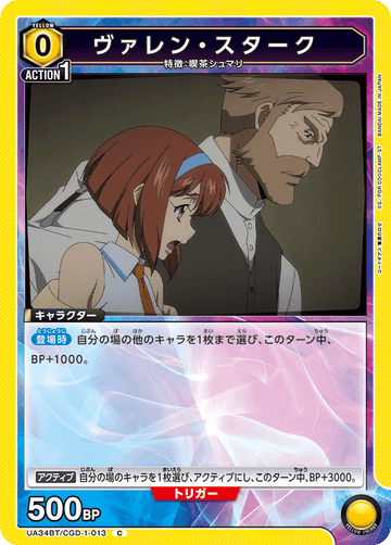 UA34BT/CGD-1-013 ヴァレン・スターク C