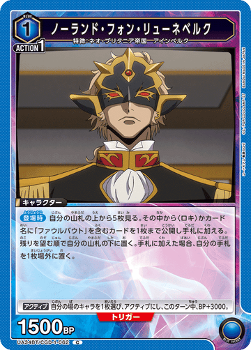 UA34BT/CGD-1-062 ノーランド・フォン・リューネベルク C