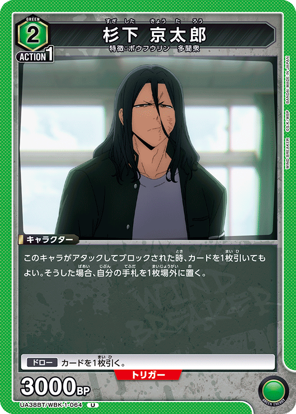 UA38BT/WBK-1-064 Kyotaro Sugishita U