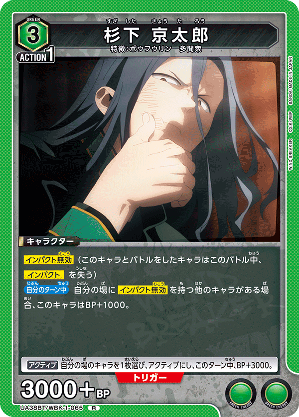 UA38BT/WBK-1-065 Kyotaro Sugishita R