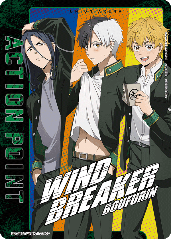 UA38BT/WBK-1-AP07 Action Point Card (WIND BREAKER) AP