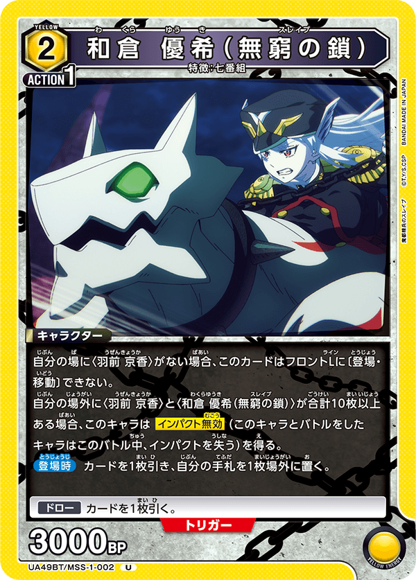 UA49BT/MSS-1-002 和倉 優希（無窮の鎖） U