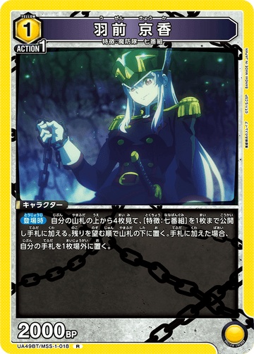 UA49BT/MSS-1-018 Kyoka Uzen R