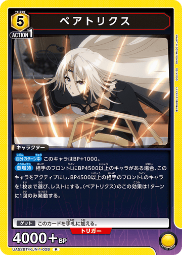 UA52BT/KJN-1-028 ベアトリクス R