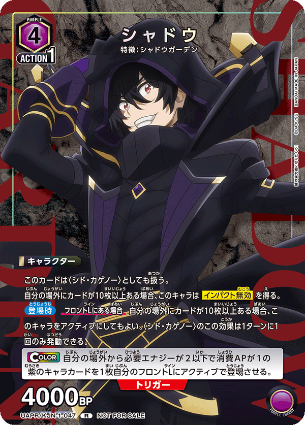 UAPR/KJN-1-047 シャドウ R