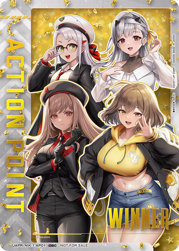UAPR/NIK-1-AP01 アクションポイントカード(勝利の女神：NIKKE) AP★