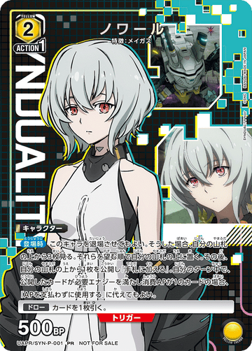 UAPR/SYN-P-001 ノワール PR